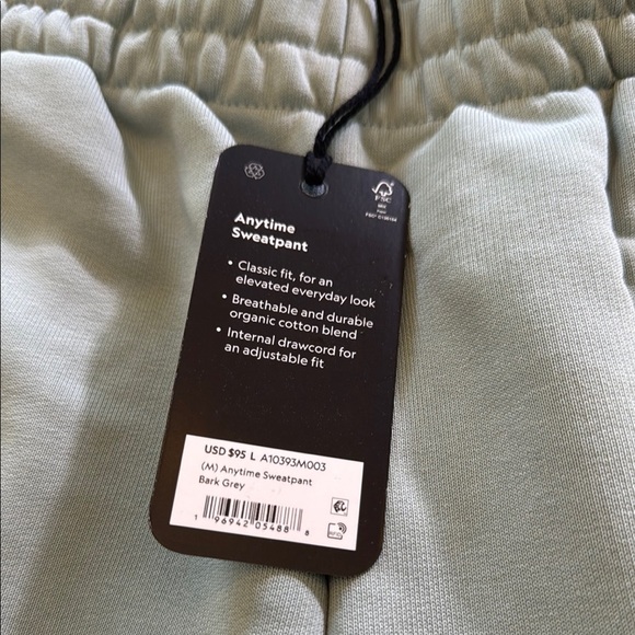allbirds Anytime Sweatpant Size Large Bark Grey - Picture 5 of 10